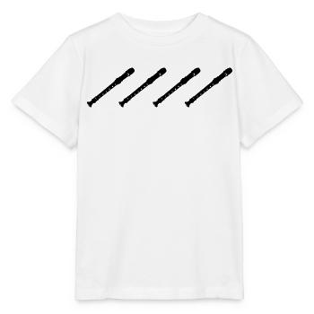 Flutes - Stanley/Stella MINI CREATOR Kids’ T-Shirt - white - Front - Maike (125cm)