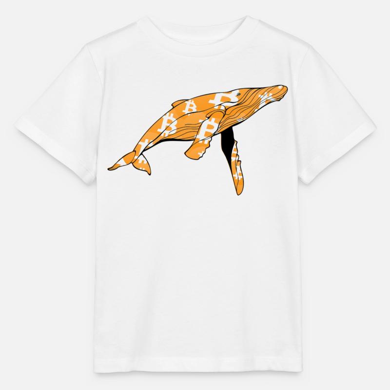 Bitcoin Wal - Stanley/Stella Kinder T-Shirt MINI CREATOR - Weiß