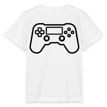 manette de jeux vidéo - T-shirt bio MINI CREATOR Stanley/Stella Enfant - blanc - Devant - Maike (125cm)