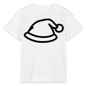 Christmas hat - Stanley/Stella MINI CREATOR Kids’ T-Shirt - white - Front - Maike (125cm)