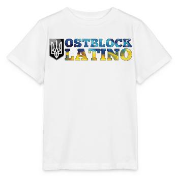 Ostblock Latino Ukrainer Ukraine Geschenk - Stanley/Stella Kinder T-Shirt MINI CREATOR  - Weiß - Vorne - Maike (125cm)