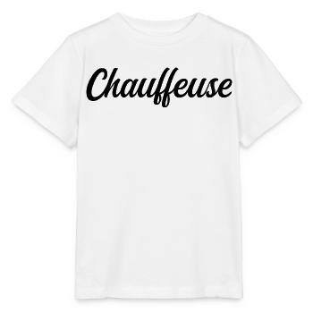 Chauffeuse Routière Professionnelle Conductrice Pr - T-shirt bio MINI CREATOR Stanley/Stella Enfant - blanc - Devant - Maike (125cm)