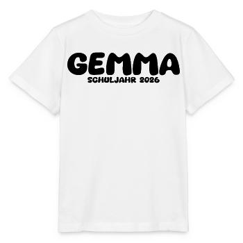 Schuljahr 2026 – Schulanfang Einschulung Schulkind - Stanley/Stella Kinder T-Shirt MINI CREATOR  - Weiß - Vorne - Maike (125cm)