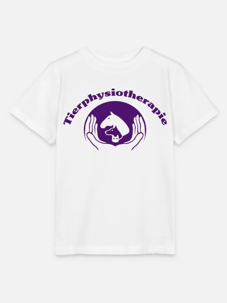 Tierphysiotherapie lila - Stanley/Stella Kinder T-Shirt MINI CREATOR - Weiß