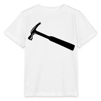 marteau - T-shirt bio MINI CREATOR Stanley/Stella Enfant - blanc - Devant - Maike (125cm)