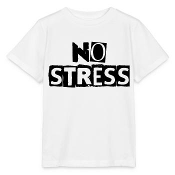 No stress - Stanley/Stella MINI CREATOR Kids’ T-Shirt - white - Front - Maike (125cm)