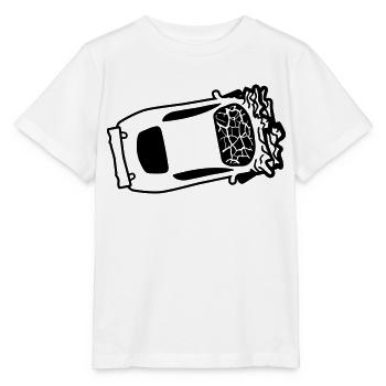 unfall crash totalschaden zerquetscht dellen kaput - Stanley/Stella Kinder T-Shirt MINI CREATOR  - Weiß - Vorne - Maike (125cm)