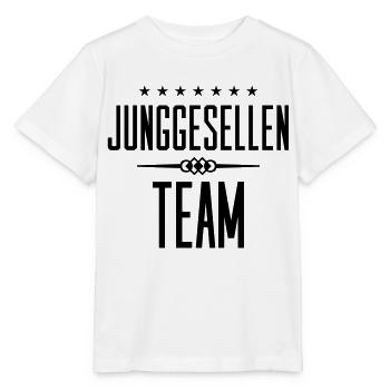 junggesellen team - Stanley/Stella Kinder T-Shirt MINI CREATOR  - Weiß - Vorne - Maike (125cm)