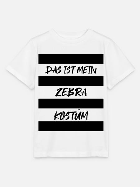 Das Ist Mein Zebra Kostüm - Stanley/Stella Kinder T-Shirt MINI CREATOR - Weiß