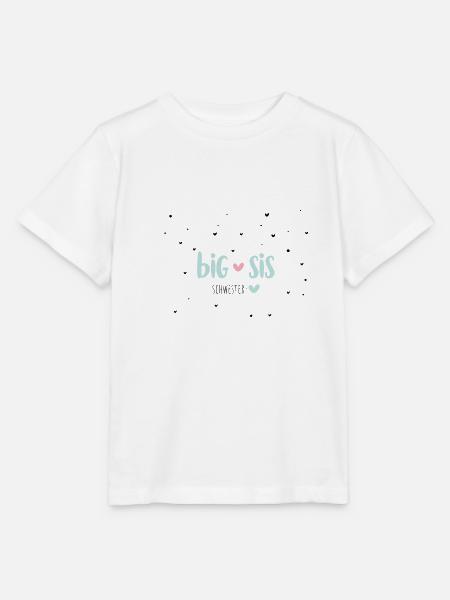 Motiv Big Sis - Stanley/Stella Kinder T-Shirt MINI CREATOR  - Weiß