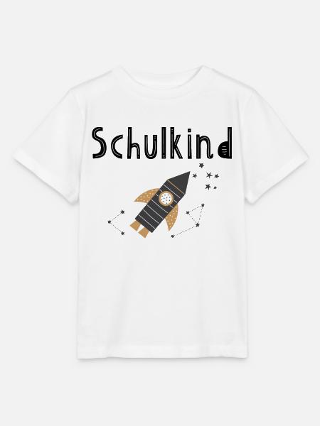 Schulkind Rakete Jungen - Stanley/Stella Kinder T-Shirt MINI CREATOR - Weiß