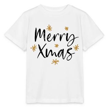 Merry Xmas Christmas Christmas Bright - Stanley/Stella MINI CREATOR Kids’ T-Shirt - white - Front - Maike (125cm)