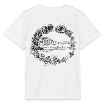Ichthyosaurus Ammonit Geologie Paläontologie 2 - Stanley/Stella Kinder T-Shirt MINI CREATOR  - Weiß - Vorne - Maike (125cm)