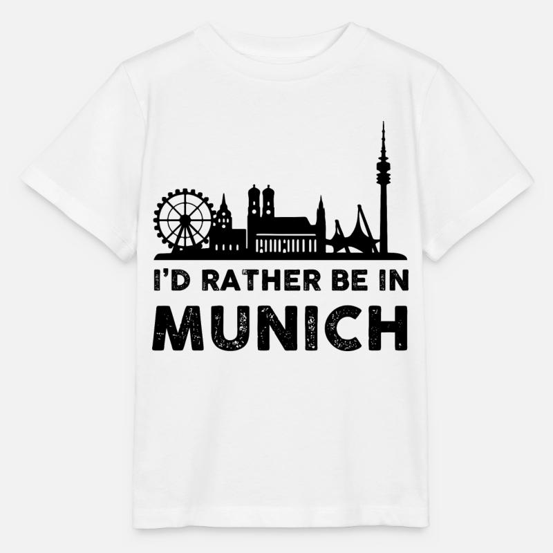 Lieber in München - Stanley/Stella Kinder T-Shirt MINI CREATOR  - Weiß
