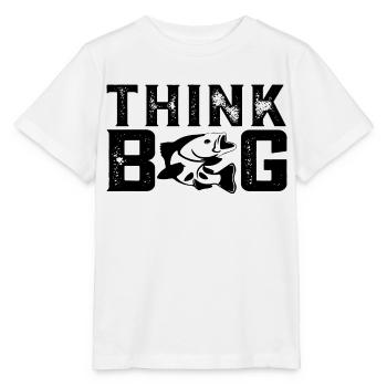 Pensez à la pêche à la ligne - T-shirt bio MINI CREATOR Stanley/Stella Enfant - blanc - Devant - Maike (125cm)