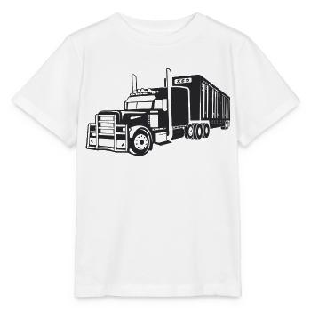 Camion camion - T-shirt bio MINI CREATOR Stanley/Stella Enfant - blanc - Devant - Maike (125cm)