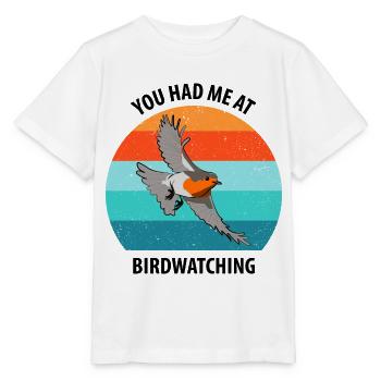 Bird Watching Bird Watching Birding Bird - Stanley/Stella MINI CREATOR Kids’ T-Shirt - white - Front - Maike (125cm)