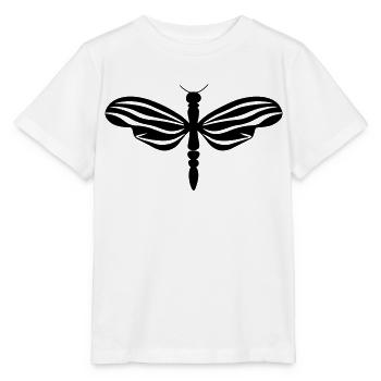 Libellule - T-shirt bio MINI CREATOR Stanley/Stella Enfant - blanc - Devant - Maike (125cm)