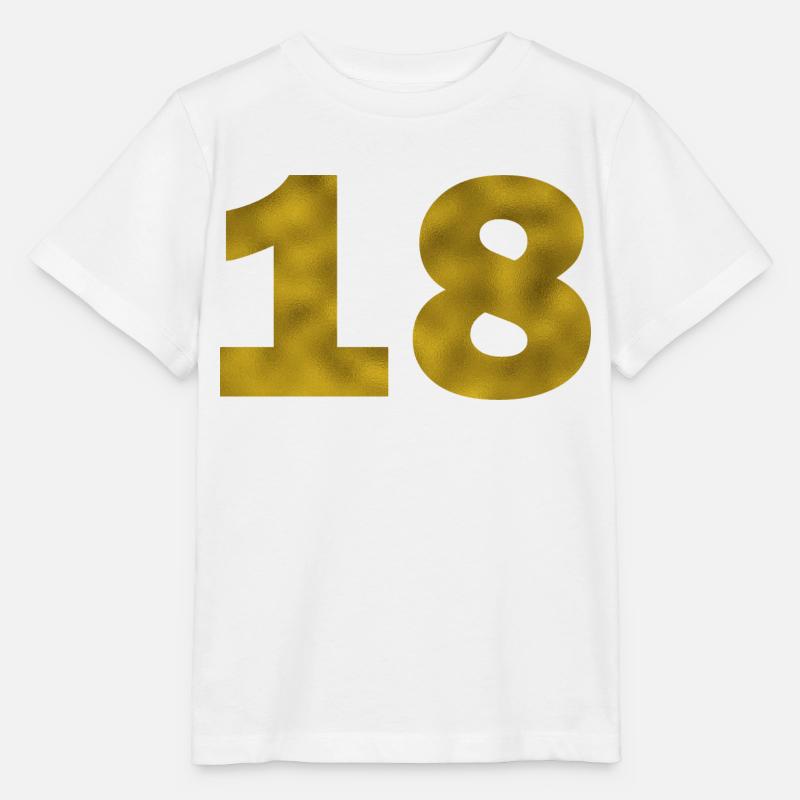 Anniversaire 18 ans - T-shirt bio MINI CREATOR Stanley/Stella Enfant - blanc