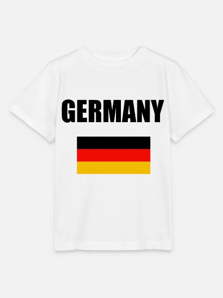 Germany mit Flaggendesign - Stanley/Stella Kinder T-Shirt MINI CREATOR  - Weiß