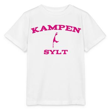 Sylt - Mer du Nord - Allemagne - Kampen - Île - T-shirt bio MINI CREATOR Stanley/Stella Enfant - blanc - Devant - Maike (125cm)
