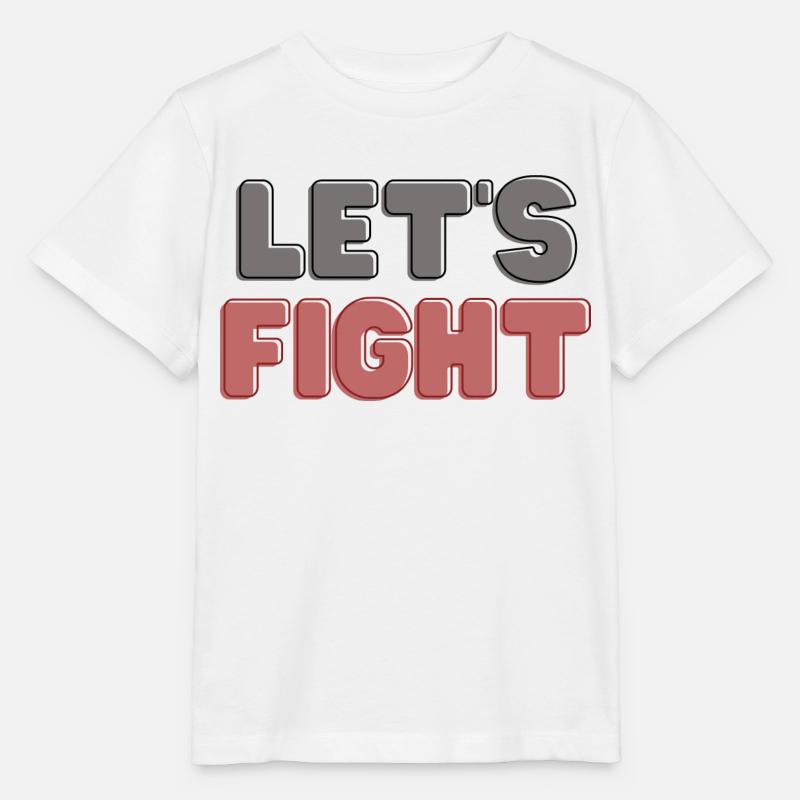 Let's fight - Stanley/Stella Kinder T-Shirt MINI CREATOR  - Weiß