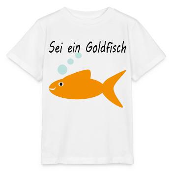 Soyez un poisson rouge - T-shirt bio MINI CREATOR Stanley/Stella Enfant - blanc - Devant - Maike (125cm)