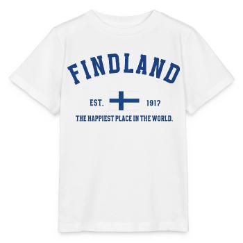 Finlande Est 1917 - T-shirt bio MINI CREATOR Stanley/Stella Enfant - blanc - Devant - Maike (125cm)