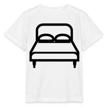 lit - T-shirt bio MINI CREATOR Stanley/Stella Enfant - blanc - Devant - Maike (125cm)