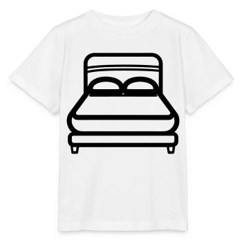 lit - T-shirt bio MINI CREATOR Stanley/Stella Enfant - blanc - Devant - Maike (125cm)