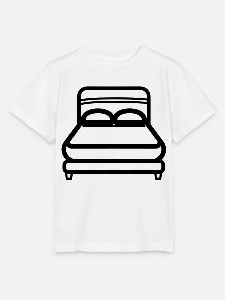 Bett - Stanley/Stella Kinder T-Shirt MINI CREATOR  - Weiß