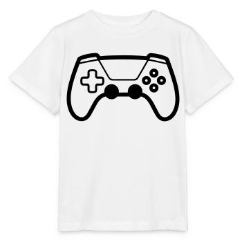 Videospiel-Controller - Stanley/Stella Kinder T-Shirt MINI CREATOR  - Weiß - Vorne - Maike (125cm)