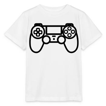Videospiel-Controller - Stanley/Stella Kinder T-Shirt MINI CREATOR  - Weiß - Vorne - Maike (125cm)