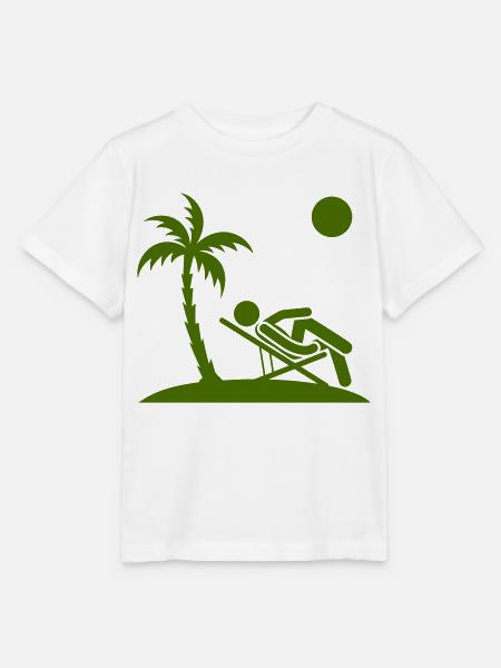 holiday chill - Stanley/Stella Kinder T-Shirt MINI CREATOR - Weiß