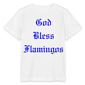GodBlessFlamingos - Stanley/Stella MINI CREATOR Kids’ T-Shirt - white - Front - Maike (125cm)