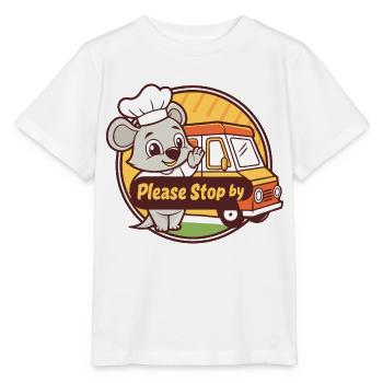 FOODTRUCK - Stanley/Stella Kinder T-Shirt MINI CREATOR  - Weiß - Vorne - Maike (125cm)