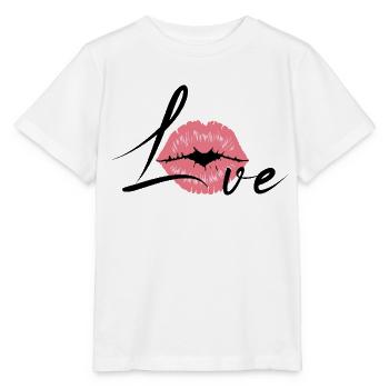 Love - Stanley/Stella Kinder T-Shirt MINI CREATOR  - Weiß - Vorne - Maike (125cm)