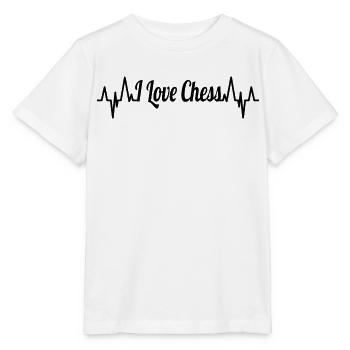 Schachspieler Liebe - Stanley/Stella Kinder T-Shirt MINI CREATOR  - Weiß - Vorne - Maike (125cm)
