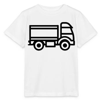 Lkw - Stanley/Stella Kinder T-Shirt MINI CREATOR  - Weiß - Vorne - Maike (125cm)