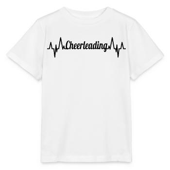 Cheerleader Herzklopfen - Stanley/Stella Kinder T-Shirt MINI CREATOR  - Weiß - Vorne - Maike (125cm)