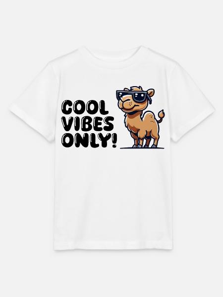 kamel comic sonnenbrille cool - Stanley/Stella Kinder T-Shirt MINI CREATOR - Weiß
