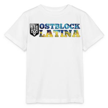 Ostblock Latina Ukrainerin Ukraine Geschenk - Stanley/Stella Kinder T-Shirt MINI CREATOR  - Weiß - Vorne - Maike (125cm)