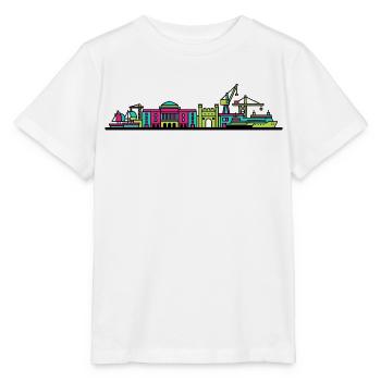 Orpheline urbain Xscape de Milton Keynes Modern Line Art - T-shirt bio MINI CREATOR Stanley/Stella Enfant - blanc - Devant - Maike (125cm)