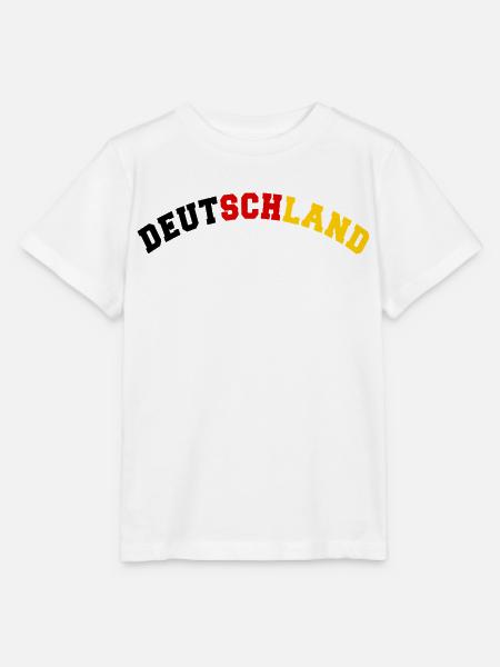 DEUTSCHLAND GERMANY EUROPA DEUTSCHE SPORT FAN - Stanley/Stella Kinder T-Shirt MINI CREATOR  - Weiß