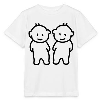 Twins - Twins - Ligne - T-shirt bio MINI CREATOR Stanley/Stella Enfant - blanc - Devant - Maike (125cm)