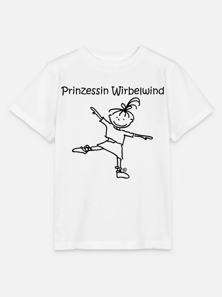 Prinzessin Wirbelwind - Stanley/Stella Kinder T-Shirt MINI CREATOR - Weiß