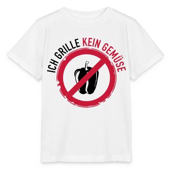Kein Gemüse - Stanley/Stella Kinder T-Shirt MINI CREATOR  - Weiß - Vorne - Maike (125cm)