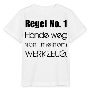 werkzeug - Stanley/Stella Kinder T-Shirt MINI CREATOR  - Weiß - Vorne - Maike (125cm)