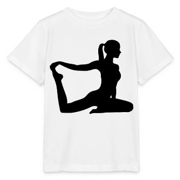 Fitness Pilates Aerobic - Stanley/Stella Kinder T-Shirt MINI CREATOR  - Weiß - Vorne - Maike (125cm)