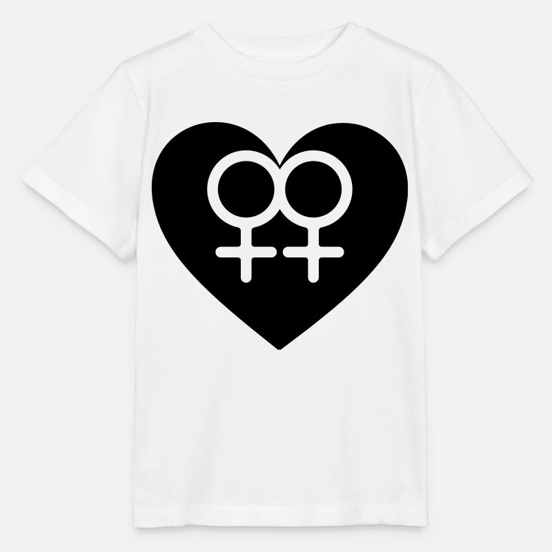 Lesbian Love - Stanley/Stella Kinder T-Shirt MINI CREATOR  - Weiß